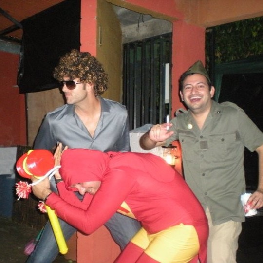 A lively night with friends in Costa Rica